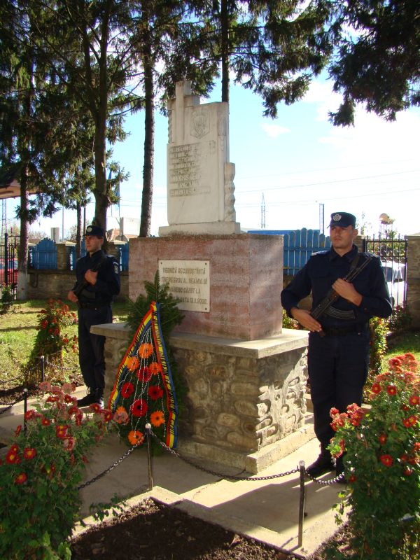 Eroul George Răzvan Marchiş, comemorat de jandarmii gorjeni
