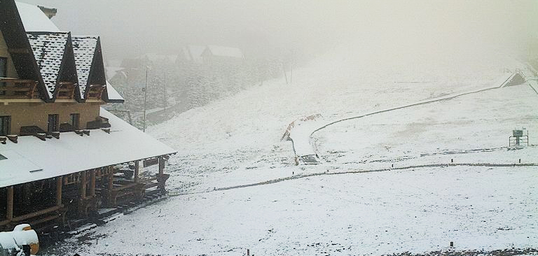Zăpadă de săniuş la Rânca