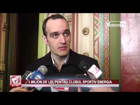 1 MILION DE LEI, PENTRU CLUBUL SPORTIV ENERGIA