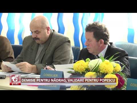 DEMISIE PENTRU NĂDRAG, VALIDARE PENTRU POPESCU