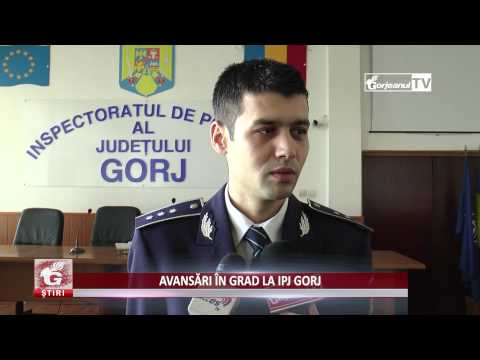 AVANSĂRI ÎN GRAD LA IPJ GORJ