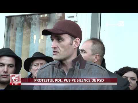 PROTESTUL PDL, PUS PE SILENCE DE PSD