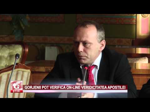 GORJENII POT VERIFICA ON LINE VERIDICITATEA APOSTILEI