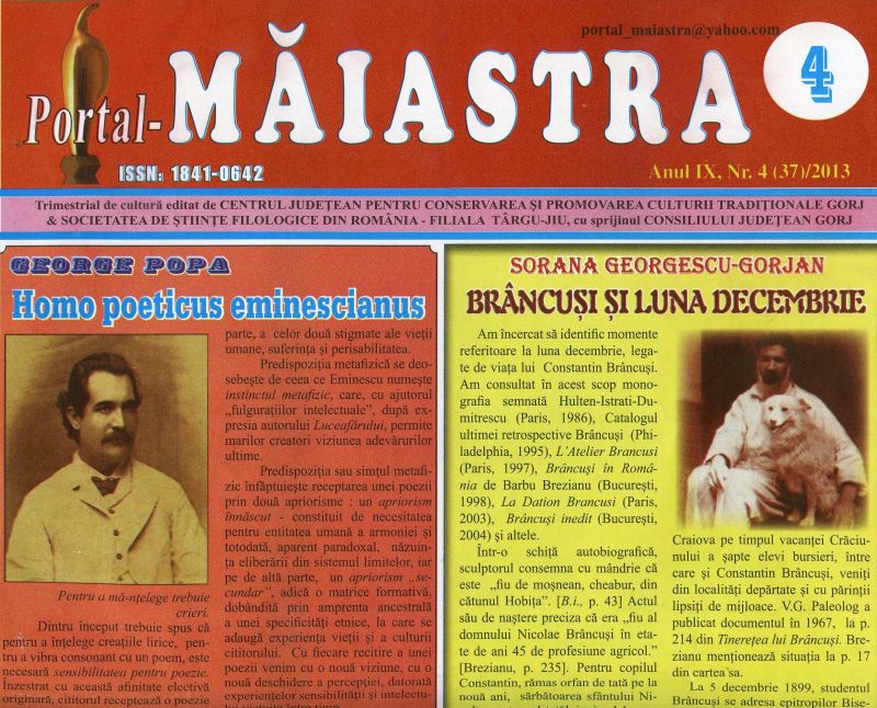 Eveniment literar – Revista Portal-MĂIASTRA, serioasă şi promptă la întâlnirea cu cititorii gorjeni şi de pretutindeni