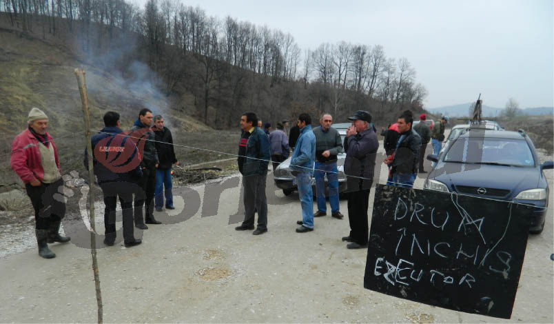 Drumul retrocedat nu a mai fost blocat