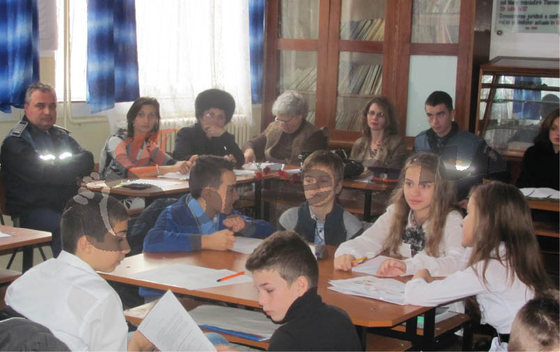 Instruire anti-infracţională la Şcoala Nr. 1 Motru