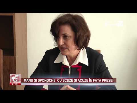 MANU ȘI SPONOCHE, CU SCUZE ȘI ACUZE ÎN FAȚA PRESEI