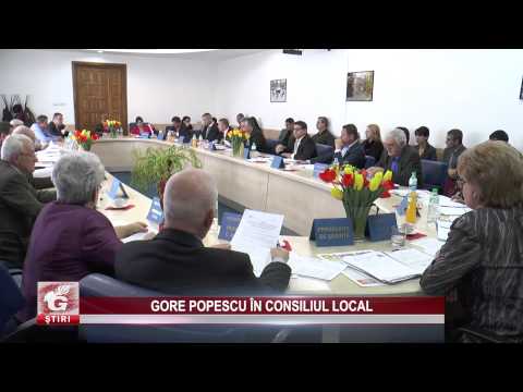 GORE POPESCU ÎN CONSILIUL LOCAL
