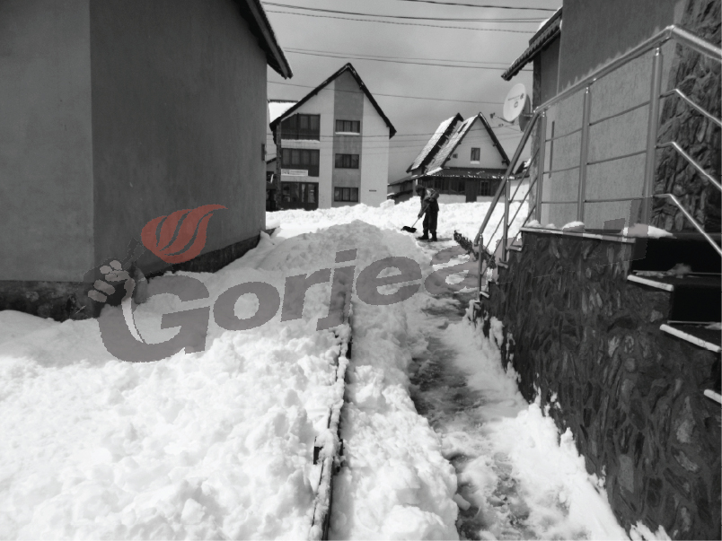 A nins la Rânca de o jumătate de metru