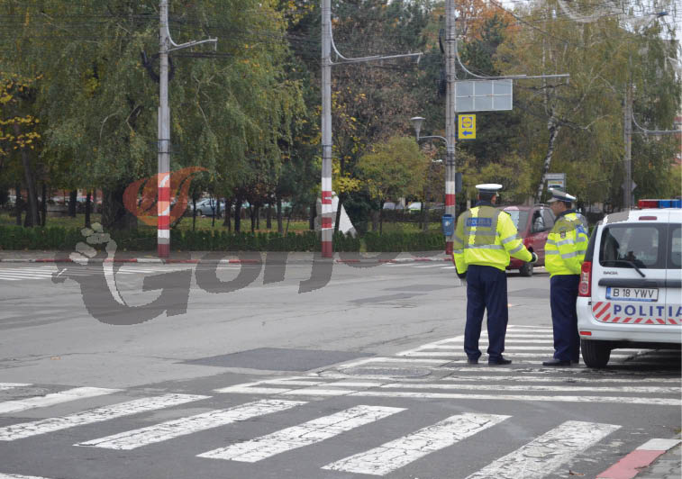 Poliţiştii gorjeni, la datorie de Florii