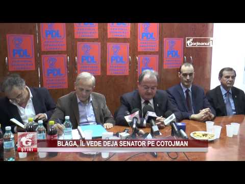 BLAGA ÎL VEDE DEJA SENATOR PE COTOJMAN