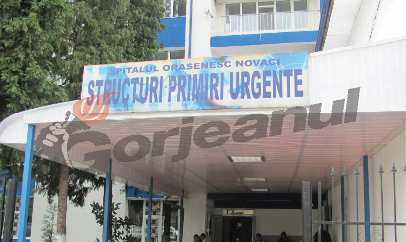 Bătrân ars, transferat de la Spitalul Novaci la Craiova