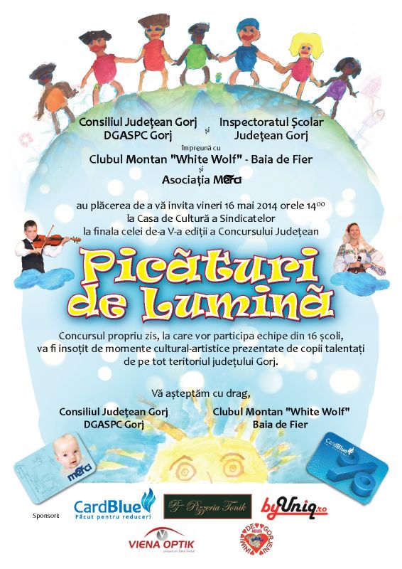 Finala „Picături de lumină” are loc vineri