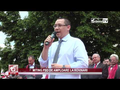 MITING PSD DE AMPLOARE LA ROVINARI