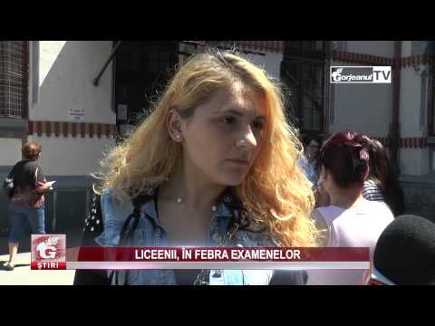 LICEENII, ÎN FEBRA EXAMENELOR