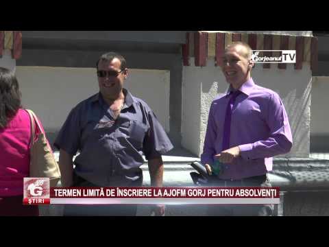 TERMEN LIMITĂ DE ÎNSCRIERE LA AJOFM GORJ PENTRU ABSOLVENȚI