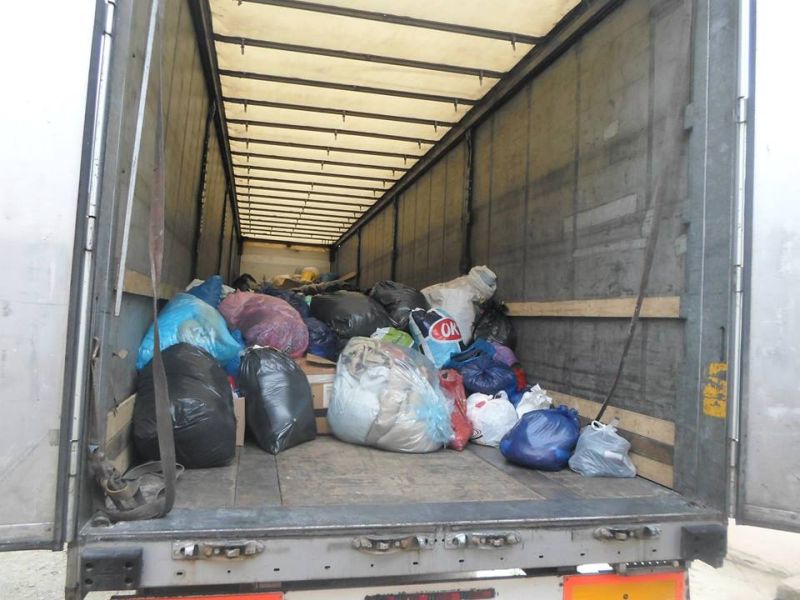 Transport umanitar pentru sinistraţii din Novaci