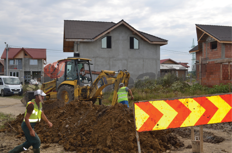 Reţelele de utilităţi pentru cartierul Narciselor, finalizate în octombrie