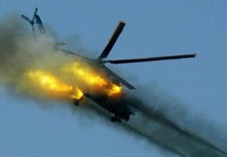 Rebelii au doborât un elicopter al armatei ucrainene lângă Lugansk, piloţii fiind ucişi