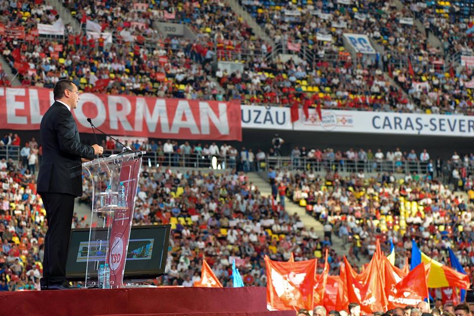 Peste 1800 de gorjeni, la Bucureşti pentru susţinerea lui Ponta