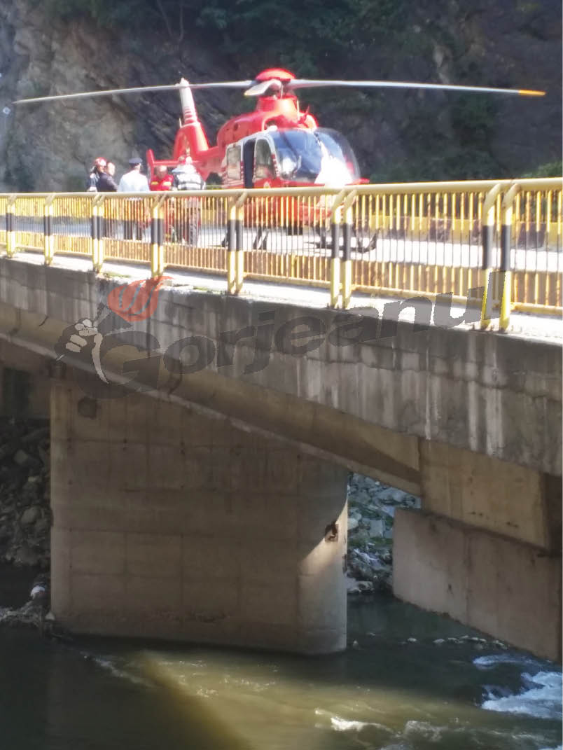 Accident de tren simulat în Defileul Jiului