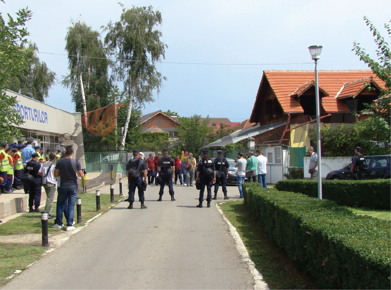 Măsuri de ordine publică la meciul Pandurii Târgu-Jiu – Petrolul Ploieşti