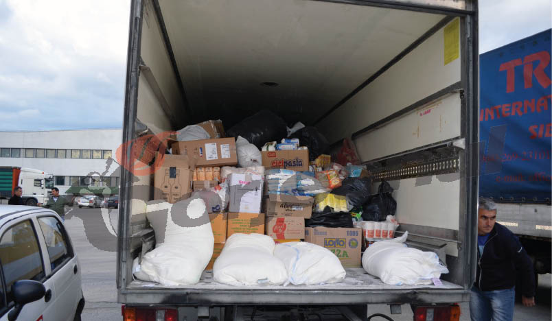 10 tone de ajutoare din Bistriţa pentru gorjeni