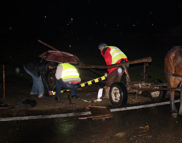 Căruţaş septuagenar accidentat la Pişteştii din Deal