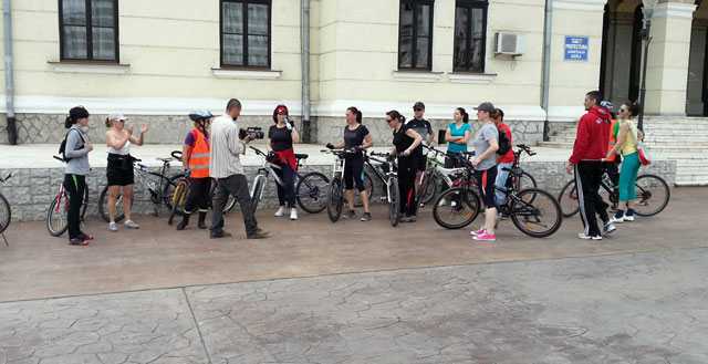 Caravană ciclo-turistică de la Târgu-Jiu la Săcelu