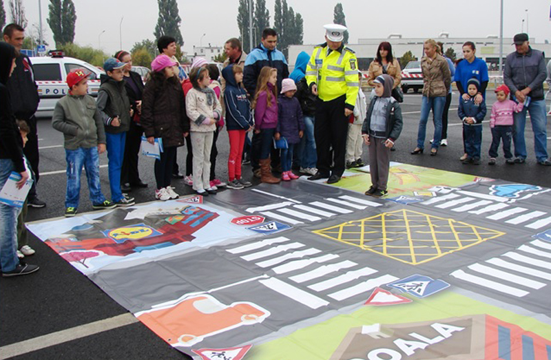 Campania “Verde la Educaţie pentru Circulaţie”, la Târgu-Jiu şi Motru