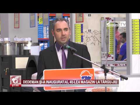 DEDEMAN ŞI-A INAUGURAT AL 40 LEA MAGAZIN LA TÂRGU JIU