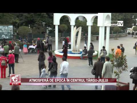 ATMOSFERĂ DE EPOCĂ ÎN CENTRUL TÂRGU JIULUI