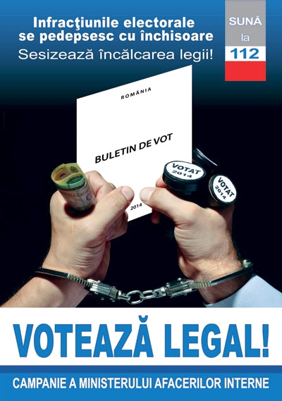 „Votează legal!” – campanie de prevenire şi informare