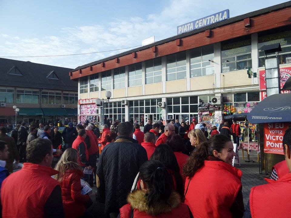 Şefii PSD Gorj, în campanie la Târgu-Jiu