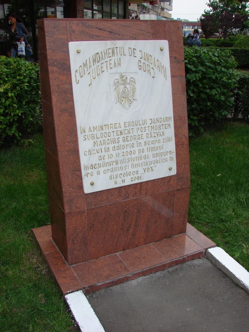 14 ani de la moartea eroului jandarm George Răzvan Marchiş