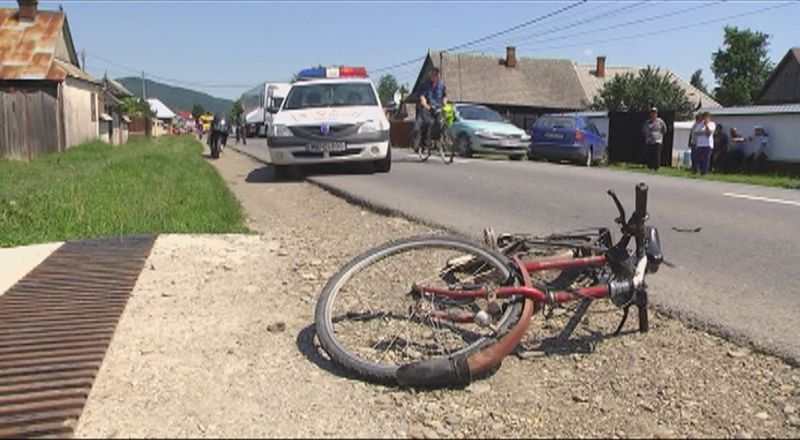 Biciclist accidentat la Slivileşti