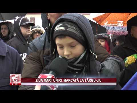 ZIUA MARII UNIRI, MARCATĂ LA TÂRGU-JIU