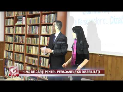 1.750 DE CĂRȚI PENTRU PERSOANELE CU DIZABILITĂȚI