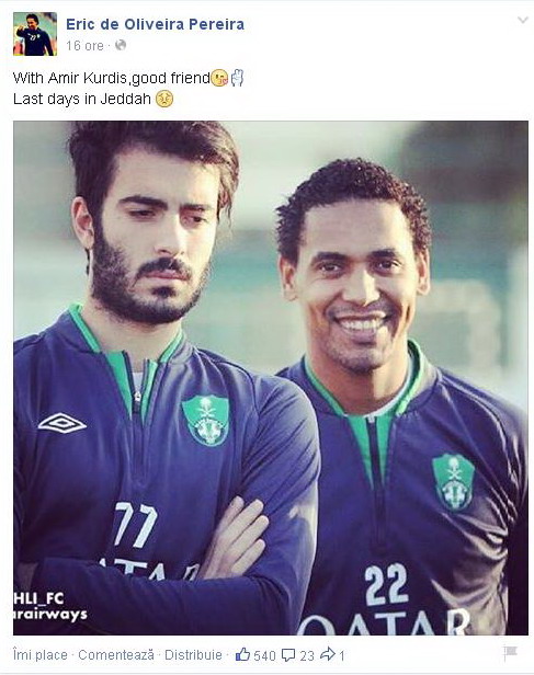 Eric, final de drum la Al Ahli