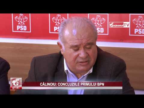 CĂLINOIU: CONCLUZIILE PRIMULUI BPN