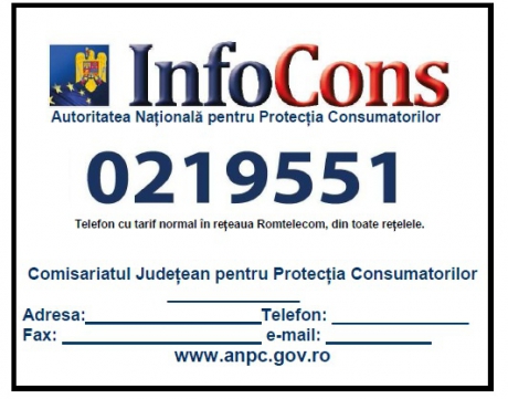 Denumire schimbată pentru Placheta Info Cons