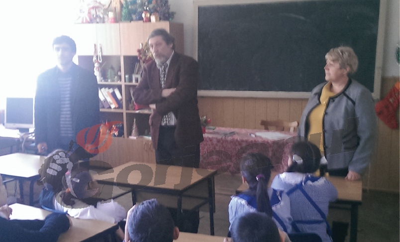 Elevii Şcolii Gimnaziale „Ecaterina Teodoroiu”, la întâlnire cu scriitorul Ion Popescu-Brădiceni