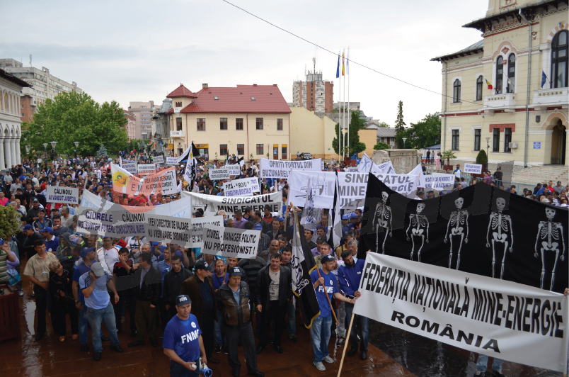 Protestul FNME, aprobat de municipalitate