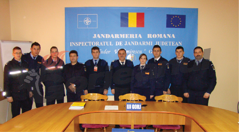 Studenţi de la Academia de Poliţie, în practică la IJJ Gorj
