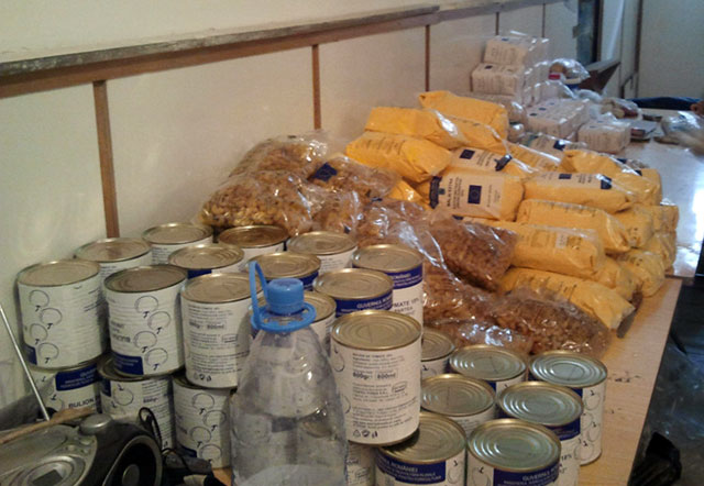 Redistribuiri în judeţ pentru pachetele cu alimente de la UE