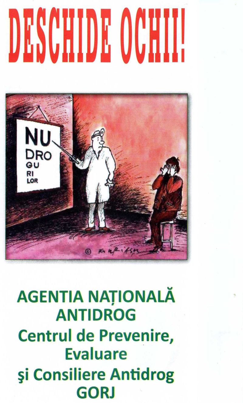 CPECA Gorj a lansat o nouă ediţie a concursului „Mesajul meu antidrog”