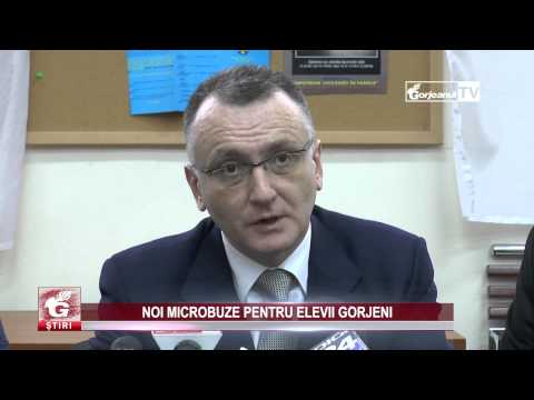 NOI MICROBUZE PENTRU ELEVII GORJENI