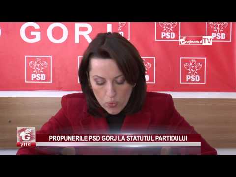 PROPUNERILE PSD GORJ LA STATUTUL PARTIDULUI