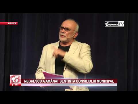 NEGRESCU A AMÂNAT SENTINȚA CONSILIULUI MUNICIPAL