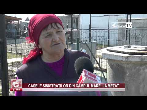 CASELE SINISTRAȚILOR DIN CÂMPUL MARE, LA MEZAT